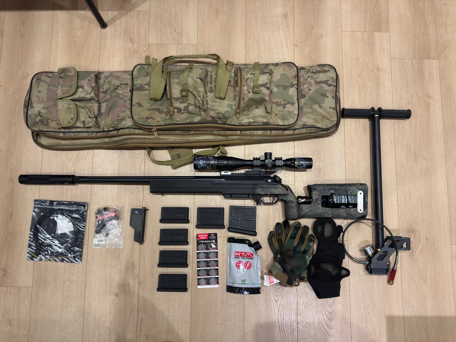 Pack airsoft sniper & assaut COMPLET